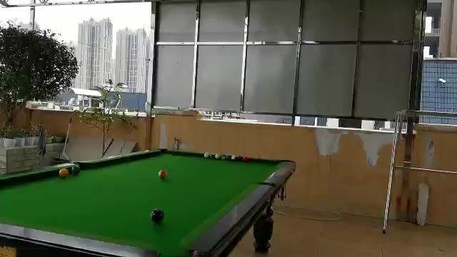 教练好！现在有个事好郁闷的，我现在一旦下巴贴住球杆目标球就变重影和模糊了，确实影响出杆直度，下巴一抬高就看清目标球了，请问有什么良方吗？呵呵！