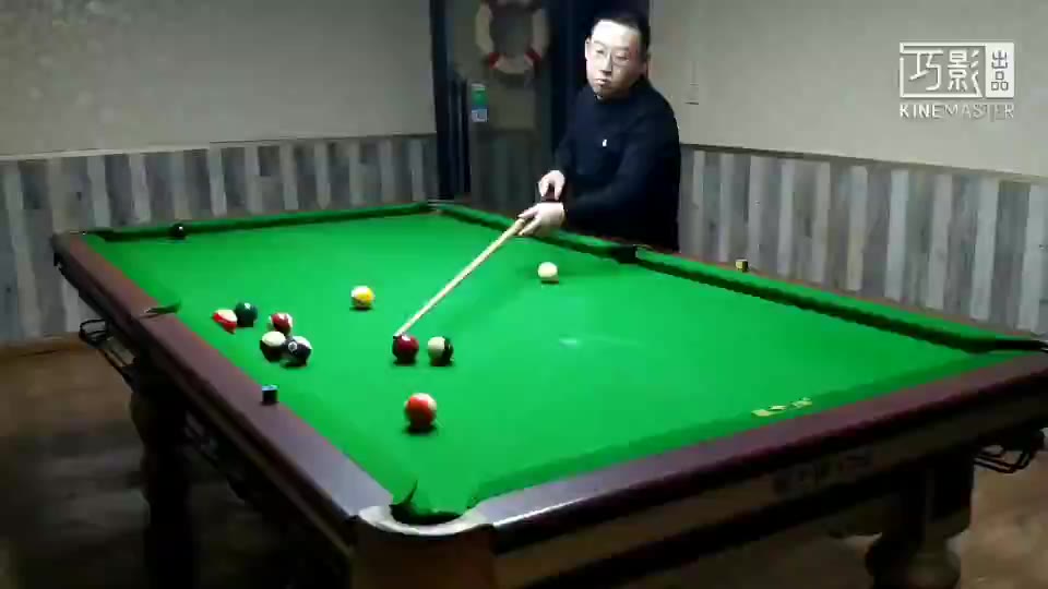 陈教练，这个作业我在直播间问王教练了，这个15度角很微妙，吃库点在中线往左一点点，不知道这次的作业能不能及格，请您点评！