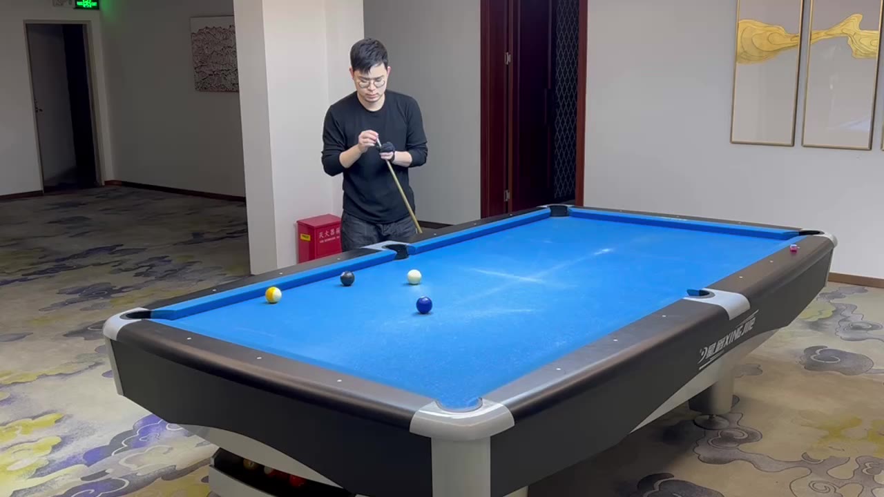 教练您好，不知道为啥后手越打越歪????，高低杆双下时，经常效果出来了，但白球却没进袋，是摆球的原因吗？